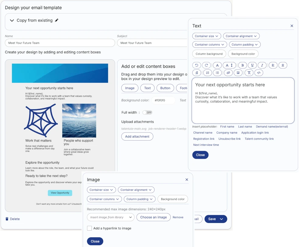Email Template Builder