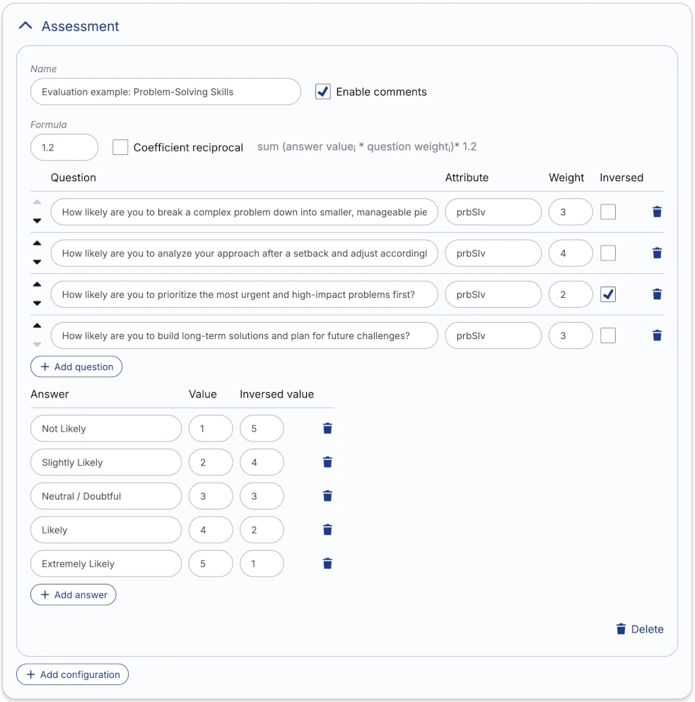 Create Evaluation Definition